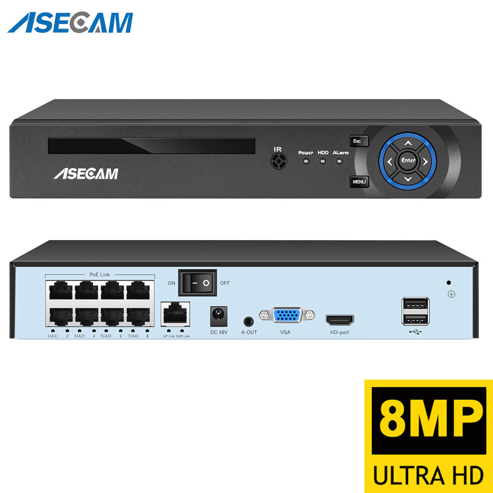 Phone Accessories Uk - Super 8MP POE NVR enregistreur vidéo