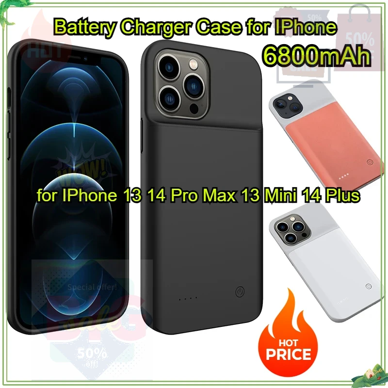Power Bank Slim - Étui Chargeur de Batterie pour iPhone