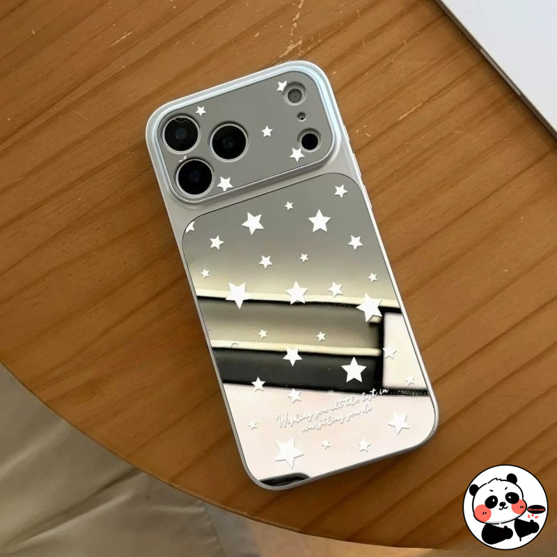Realme Note 50 - Coque de téléphone miroir argenté pour