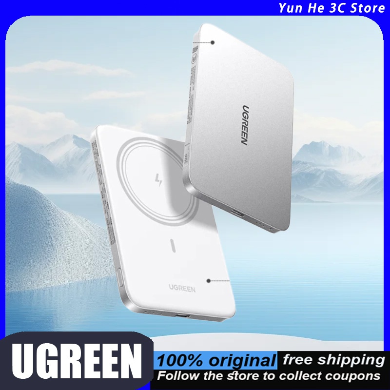 Power Bank Slim - UGREEN Batterie externe magnétique ultra-mince et
