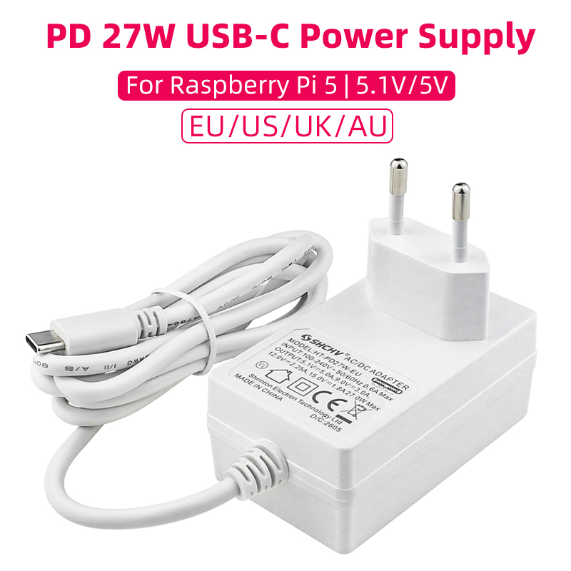Phone Accessories Uk - Raspberry Pi 5 5.1V 5A alimentation