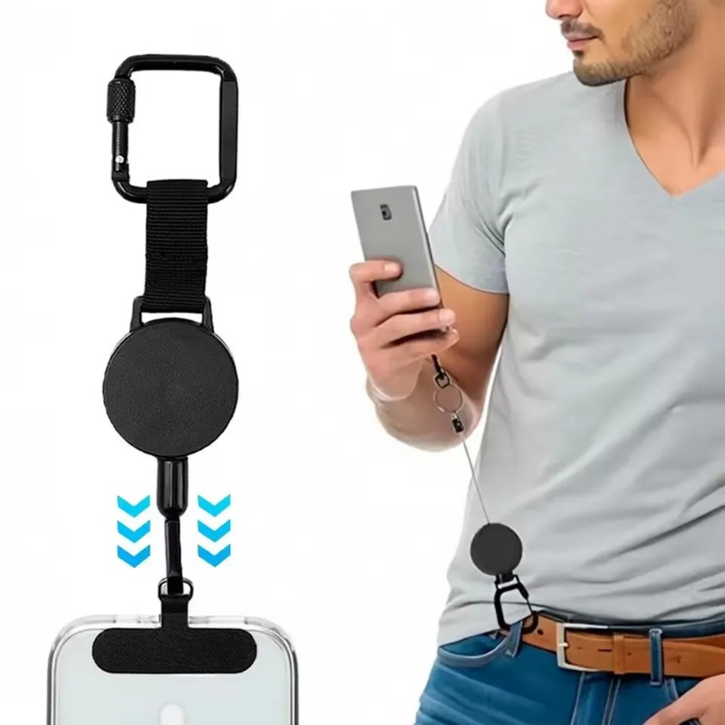 Lanyard Phone Strap - Support de téléphone extérieur antivol rétractable