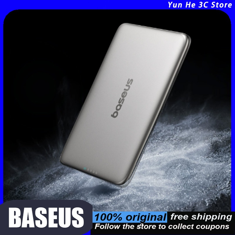Power Bank Slim - Banque d'alimentation magnétique sans fil Baseus