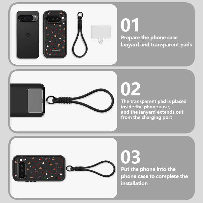 Coque de téléphone à motif de  - Lanyard Phone Strap avis et prix