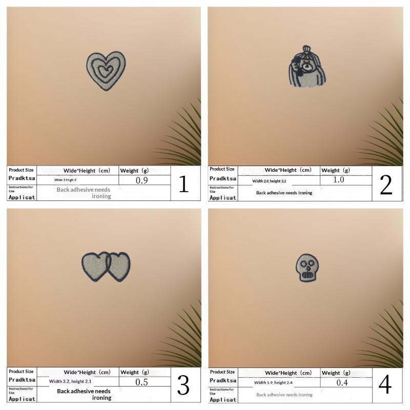 1 ensemble de patchs brodés Cœ - Phone Accessories Usa avis et prix