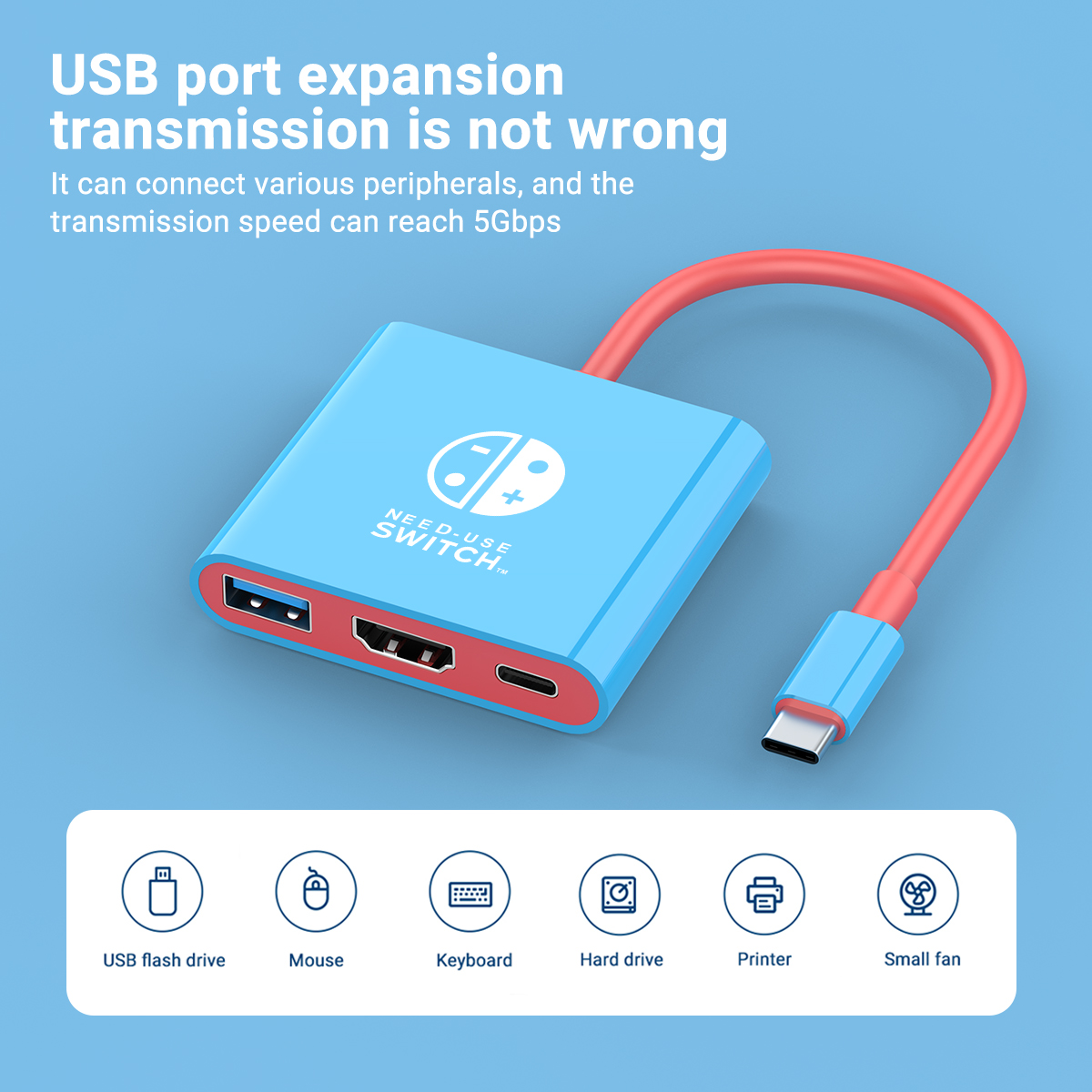 Hub USB C 3-en-1, adaptateur T - Hdmi Phone Adapter avis et prix
