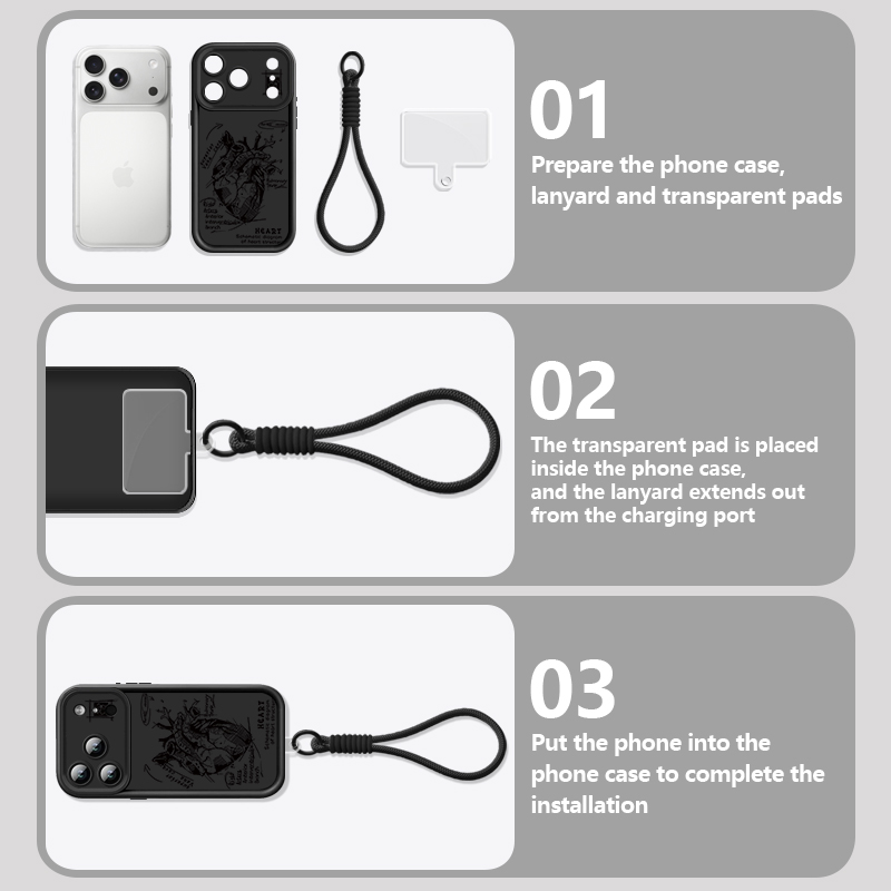Coque de téléphone avec dragon - Lanyard Phone Strap avis et prix