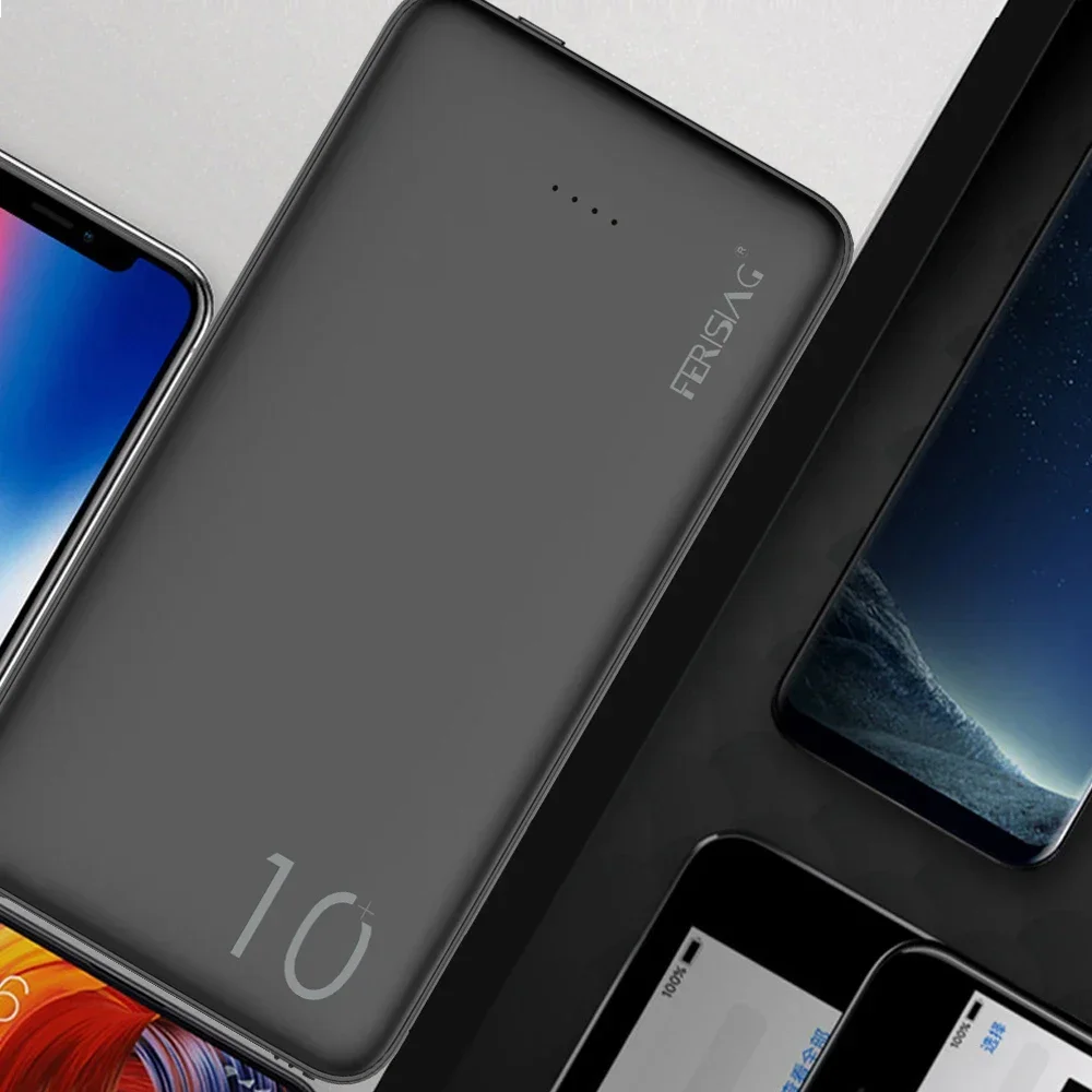 FERISING 3IN1 10000mAh batteri - Power Bank Slim avis et prix