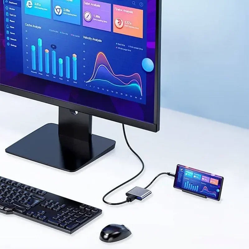 Adaptateur multiport 3 en 1 de - Hdmi Phone Adapter avis et prix