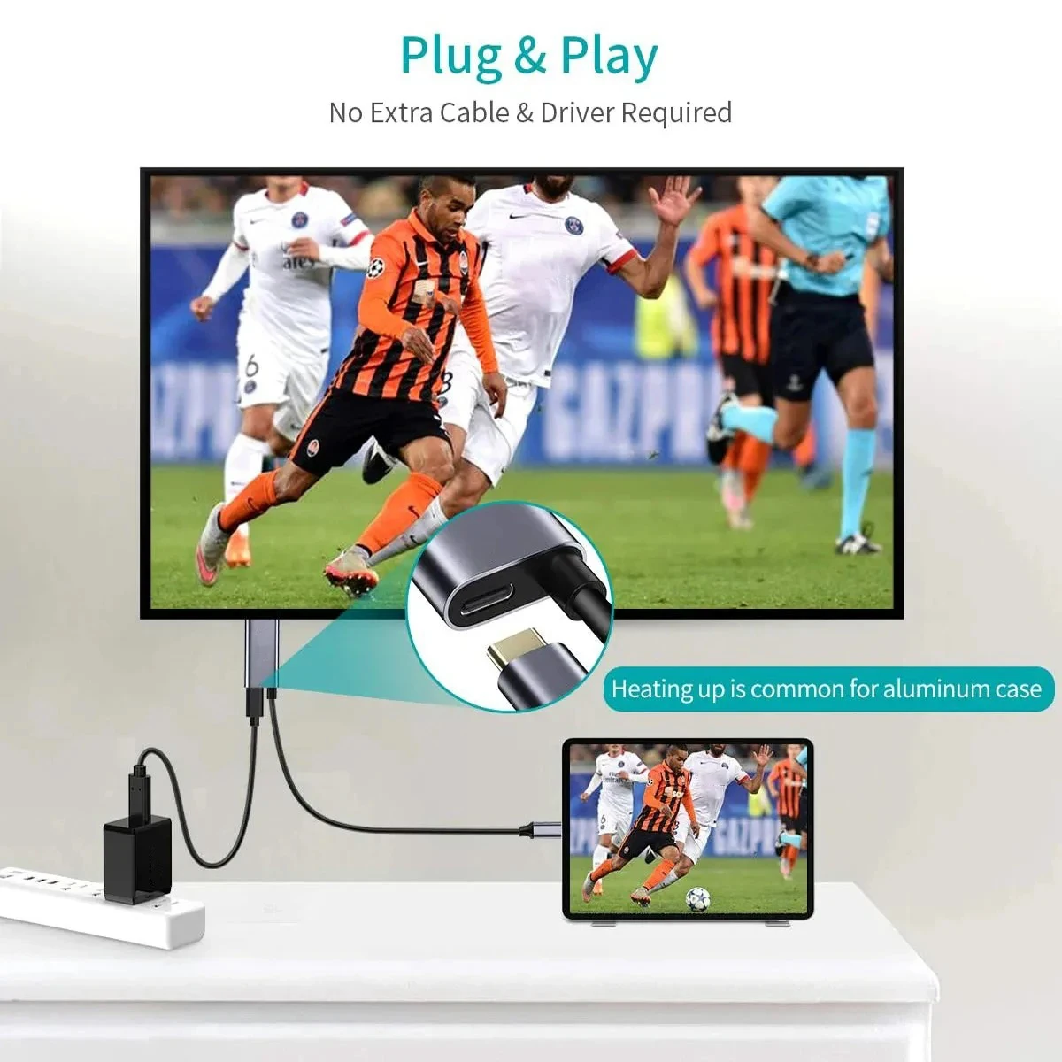 Câble KEBIDUMEI Type C vers HD - Hdmi Phone Adapter avis et prix