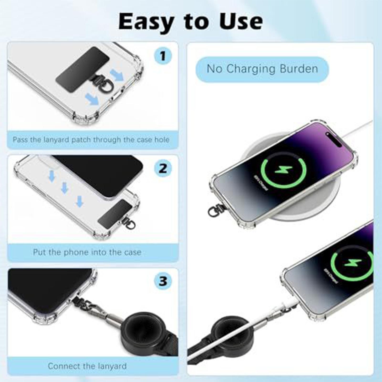 Lanière de téléphone rétractab - Lanyard Phone Strap avis et prix